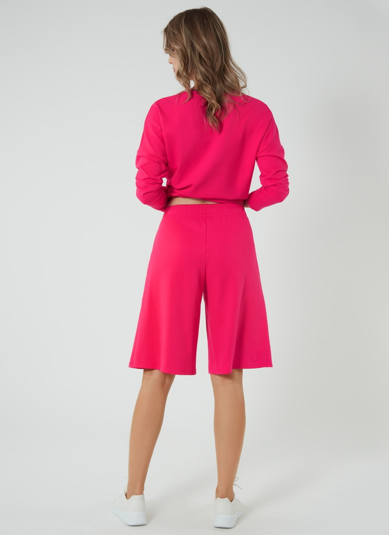 Pantaloni culottes ITALIAN FASHION MADRI 1/2 fucsia