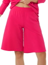 Kalhoty typu culotte ITALIAN FASHION MADRI 1/2 fuchsie