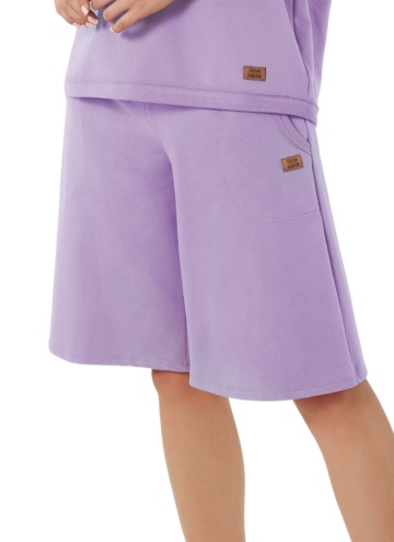 Kalhoty typu culotte ITALIAN FASHION MADRI 1/2 lila