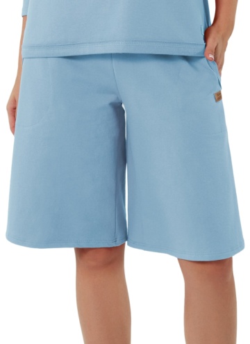 Kalhoty typu culotte ITALIAN FASHION MADRI 1/2 modrá