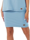Spódnica damska Italian Fashion STELLA mini niebieski