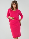 Fustă ITALIAN FASHION STELLA MIDI fucsia