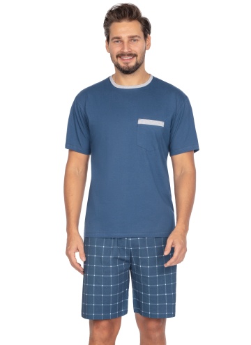 Pánské pyžamo REGINA.1387 tmavě modrá