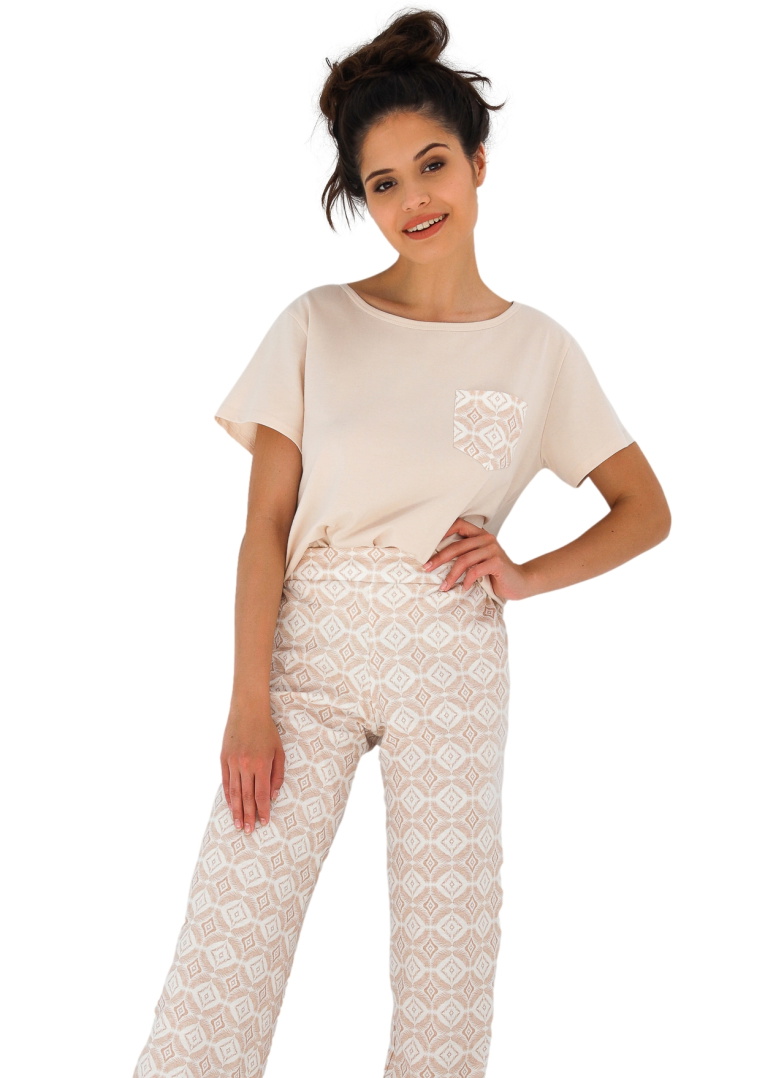 Pijama dama SENSIS.1447 bej deschis