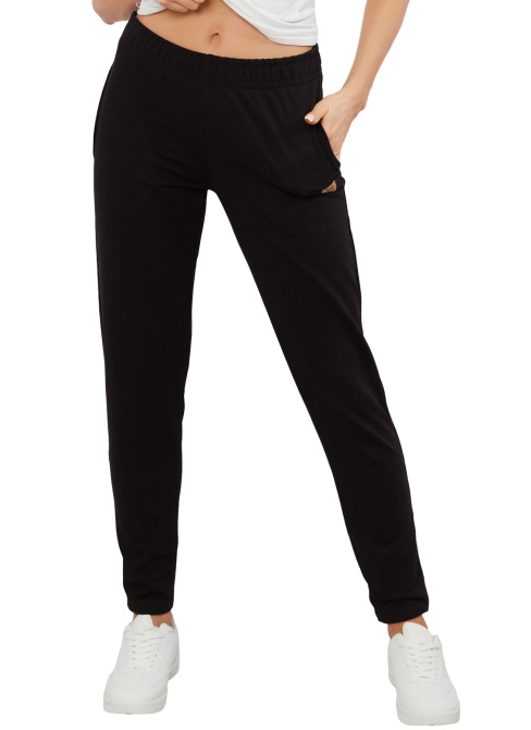 Pantaloni dama ITALIAN FASHION STELLA lung negru