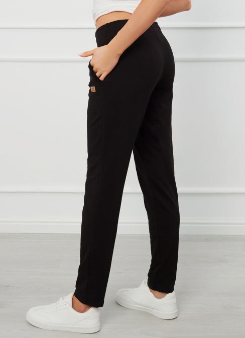 Pantaloni dama ITALIAN FASHION STELLA lung negru