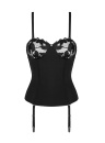 Corset OBSESSIVE EDITYA negru