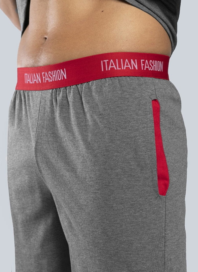 Pijama bărbați ITALIAN FASHION BREND mânecă scurtă 1/2 melange