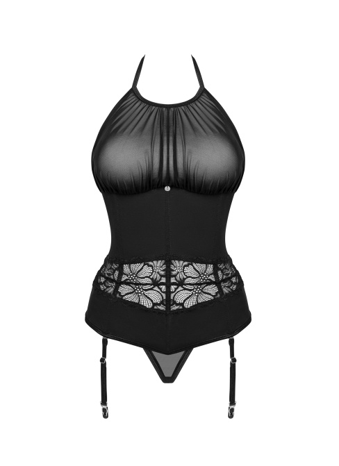 Corset OBSESSIVE SERAFIA negru