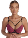 Podprsenka s push-up efektem KINGA PU-1120 ROZIE fuchsie