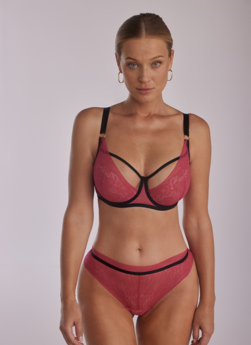 Sutien moale cu balene KINGA SC-1119 ROZIE fucsia