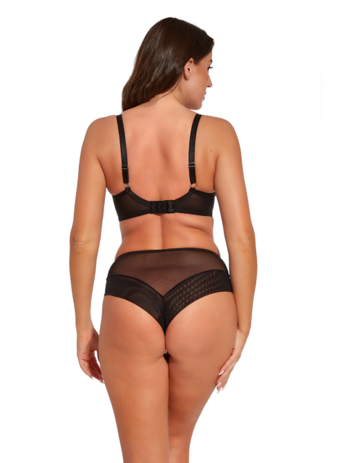 Sutien soft GAIA BS 1255 FLORA negru