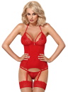 Corset OBSESSIVE 838-COR-3 roșu