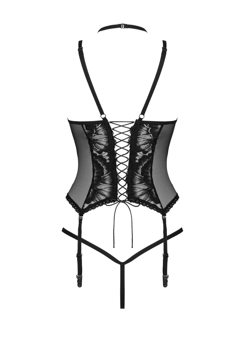 Corset OBSESSIVE ALESSYA negru