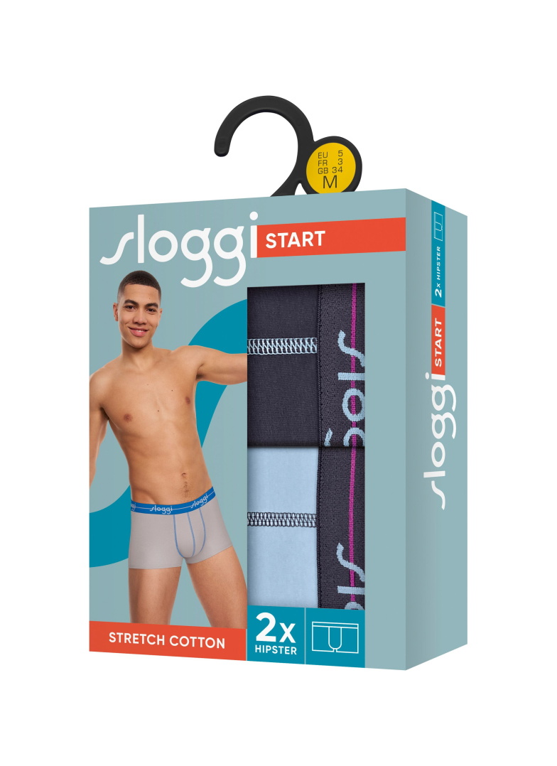 Boxeri pentru bărbați SLOGGI MEN START HIPSTER C2P BOX MULTIPLE COLOURS 22