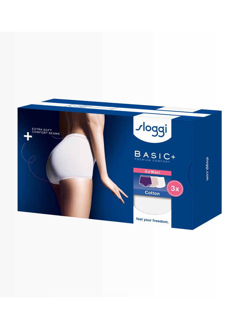 Női bugyi SLOGGI BASIC+ MAXI C3P MULTIPLE COLOURS 18