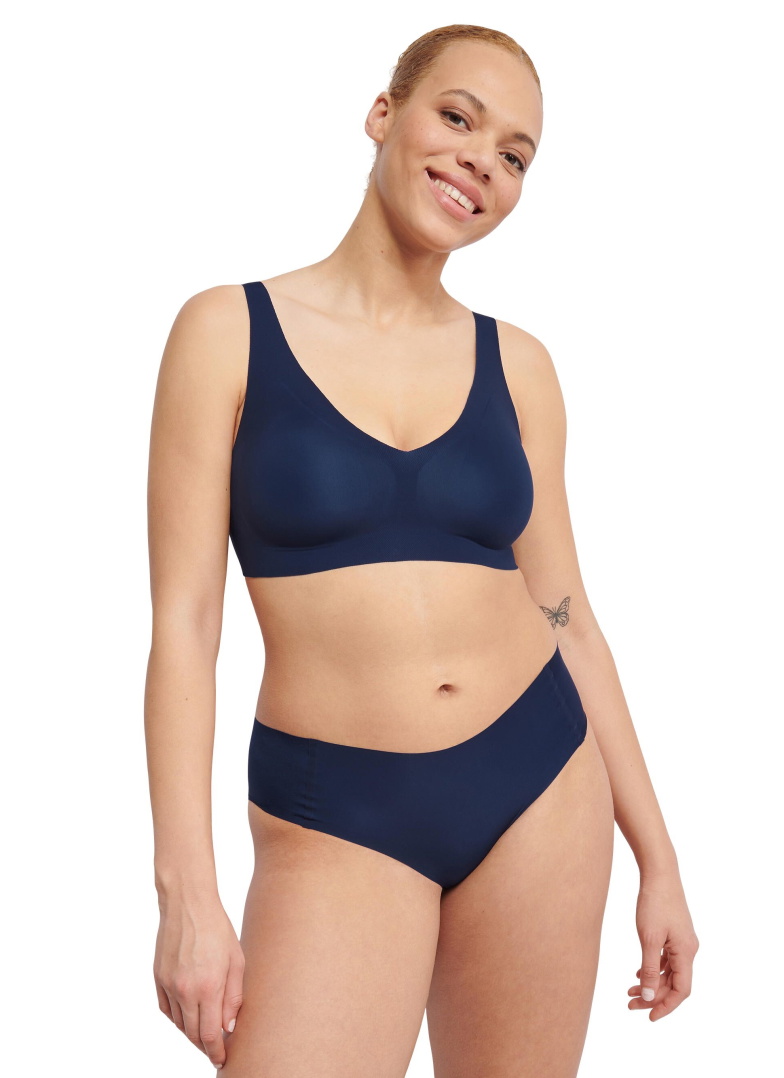 Biustonosz sloggi ZERO Feel 2.0 Bralette NAVY BLUE