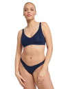 Biustonosz sloggi ZERO Feel 2.0 Soft bra NAVY BLUE