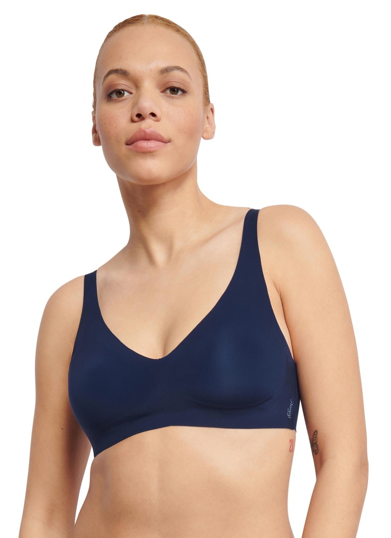 Melltartó SLOGGI ZERO FEEL 2.0 SOFT BRA NAVY BLUE