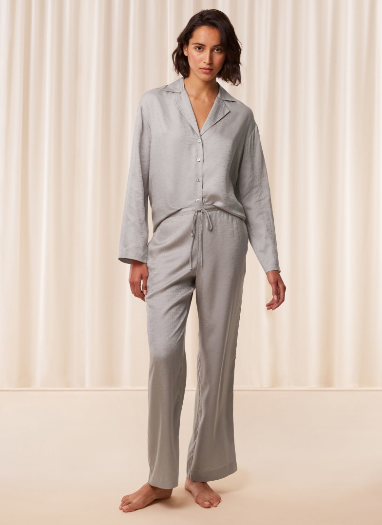 Pantaloni de pijama TRIUMPH SILKY SENSUALITY TROUSERS SILENT GREY