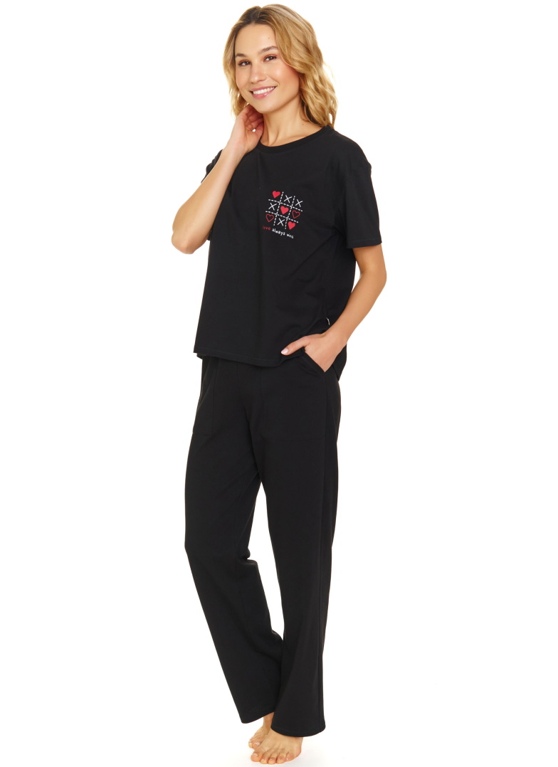 Pijama pentru femei DOCTOR NAP PM.7133 BLACK