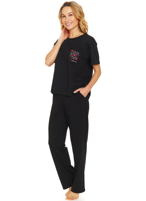 Pijama dama DOCTOR NAP PM.7133 BLACK