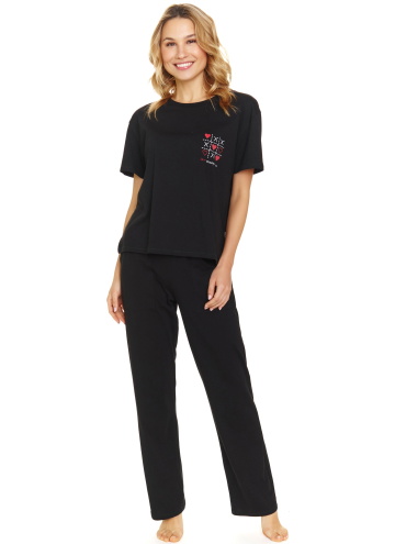 Pijama pentru femei DOCTOR NAP PM.7133 BLACK