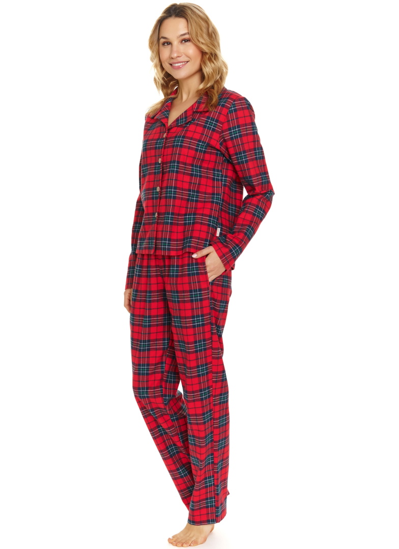 Pijama dama DOCTOR NAP PM.7125 RED CHECK