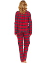 Női pizsama DOCTOR NAP PM.7125 RED CHECK