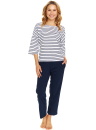 Pijama dama DOCTOR NAP PM.7122 MARINE