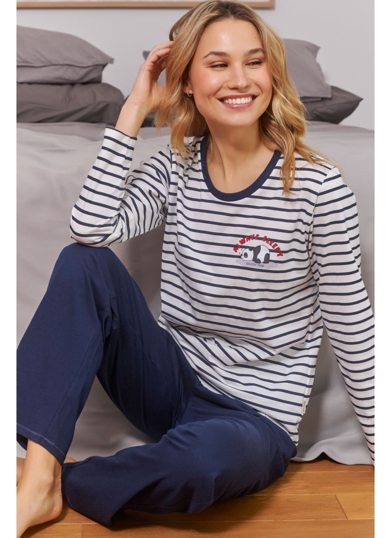 Pijama dama DOCTOR NAP PM.7114 MARINE