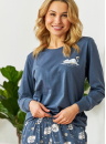 Pijama dama DOCTOR NAP PM.7111 DEEP BLUE