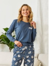 Pijama dama DOCTOR NAP PM.7111 DEEP BLUE