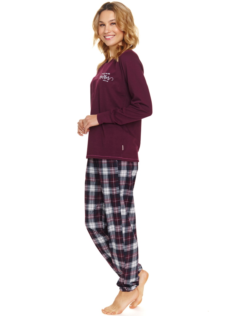 Pijama pentru femei DOCTOR NAP PM.7100 burgundy