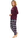 Pijama pentru femei DOCTOR NAP PM.7100 burgundy