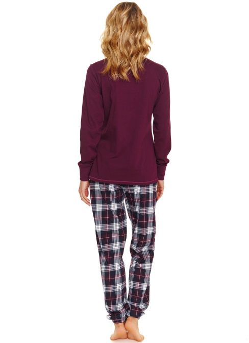 Pijama pentru femei DOCTOR NAP PM.7100 burgundy