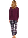 Pijama dama DOCTOR NAP PM.7100 burgundy