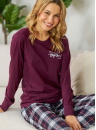 Pijama pentru femei DOCTOR NAP PM.7100 burgundy