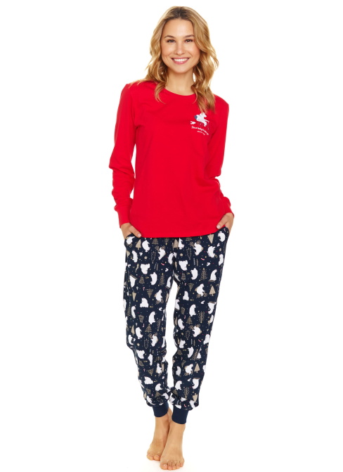 Pijama pentru femei DOCTOR NAP PM.5262 RED