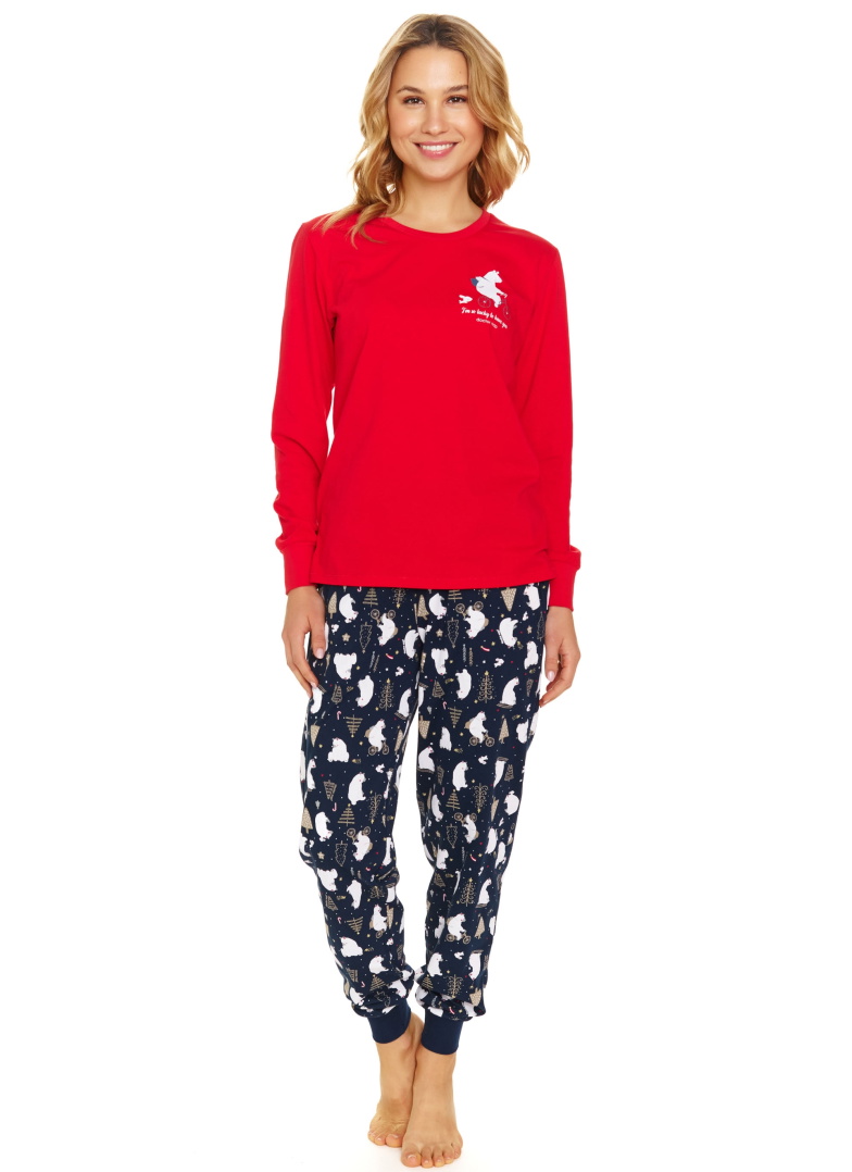 Pijama dama DOCTOR NAP PM.5262 RED