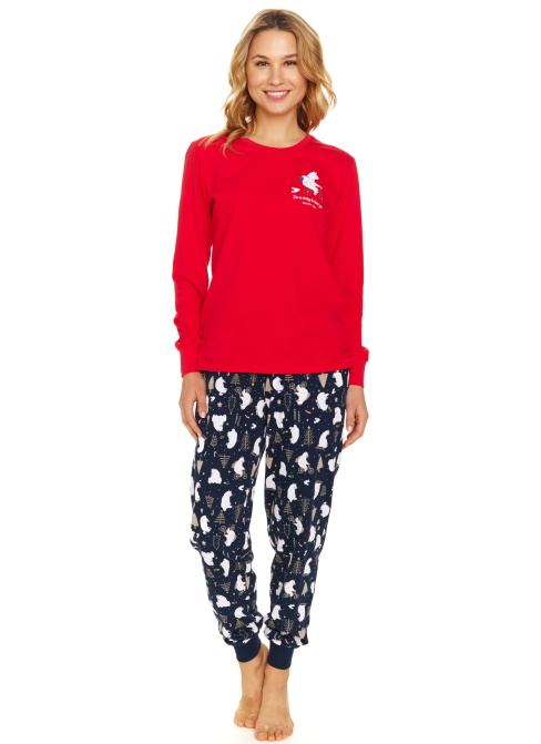 Pijama dama DOCTOR NAP PM.5262 RED