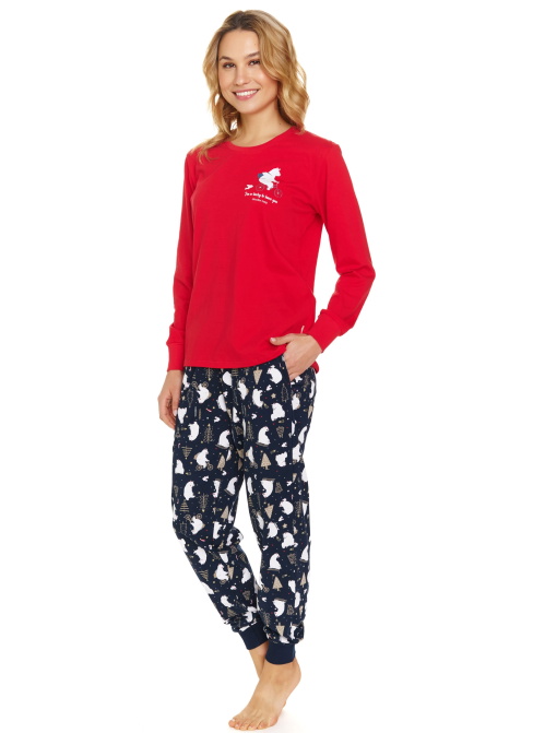 Pijama pentru femei DOCTOR NAP PM.5262 RED