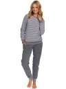 Pijama călduroasă dama DOCTOR NAP PM.5247 DARK GREY