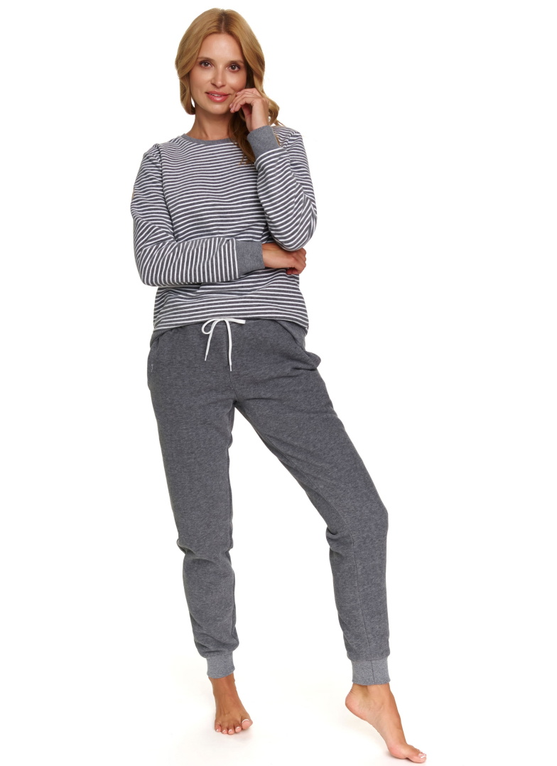 Pijama călduroasă dama DOCTOR NAP PM.5247 DARK GREY