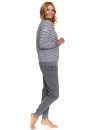 Pijama călduroasă dama DOCTOR NAP PM.5247 DARK GREY