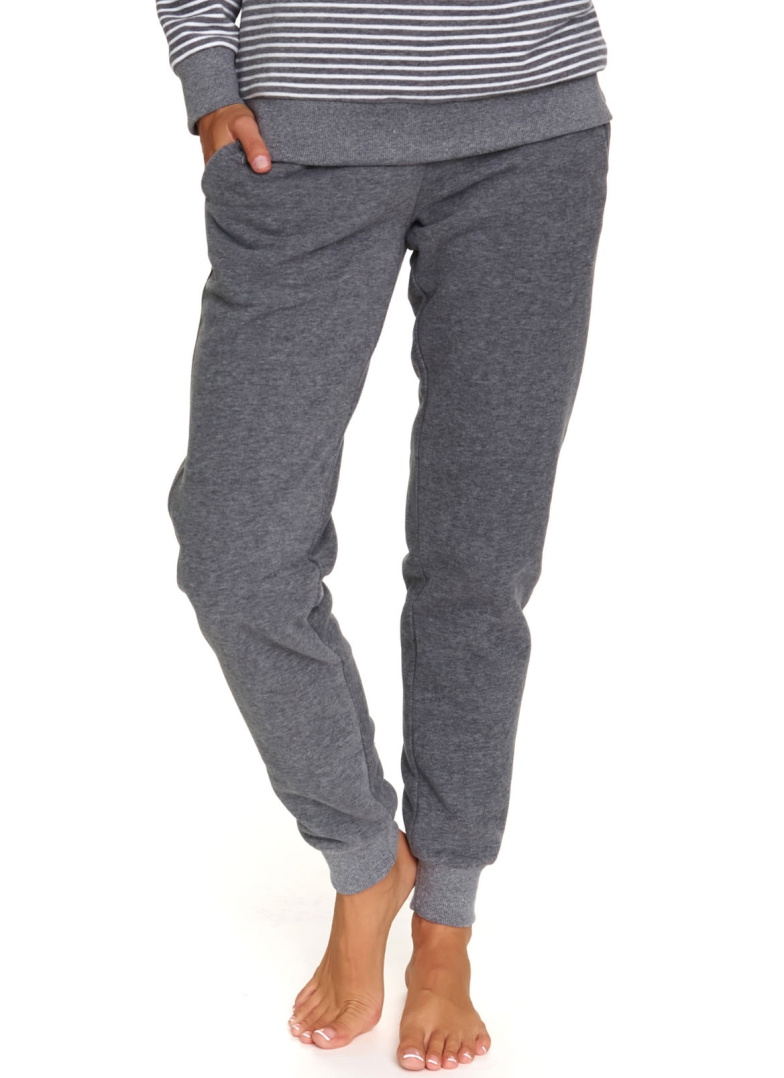 Pijama călduroasă dama DOCTOR NAP PM.5247 DARK GREY