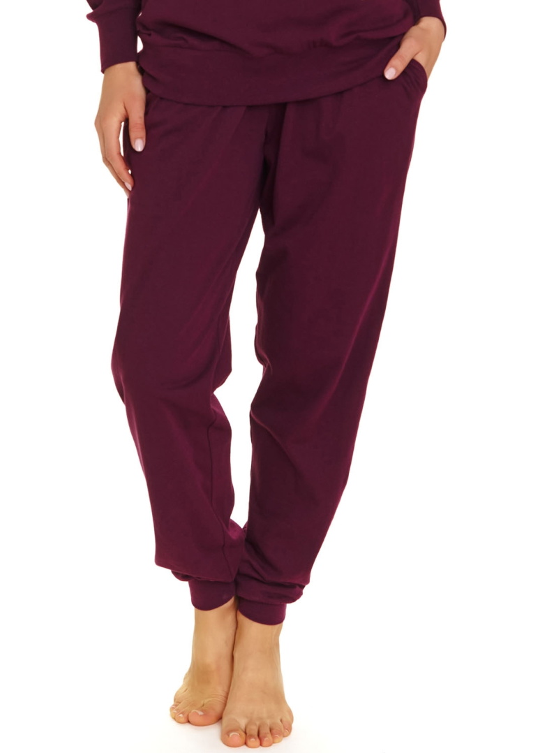 Piżama damska Doctor Nap PM.4349 BURGUNDY