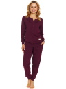 Női pizsama DOCTOR NAP PM.4349 burgundy