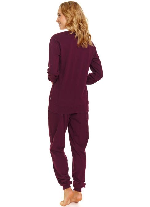 Pijama dama DOCTOR NAP PM.4349 burgundy