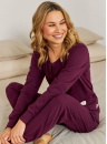 Pijama dama DOCTOR NAP PM.4349 burgundy